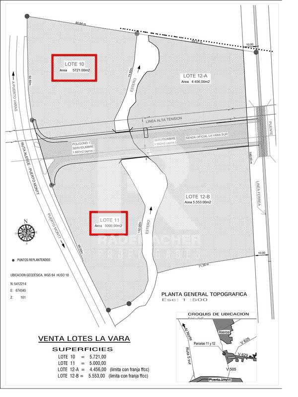 TRES LOTES URBANOS, COMERCIALES O INDUSTRIALES, LA VARA