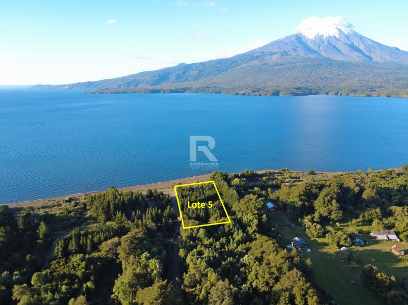 PARCELAS FRENTE AL LAGO CON PLAYA. VISTA VOLC�N OSORNO